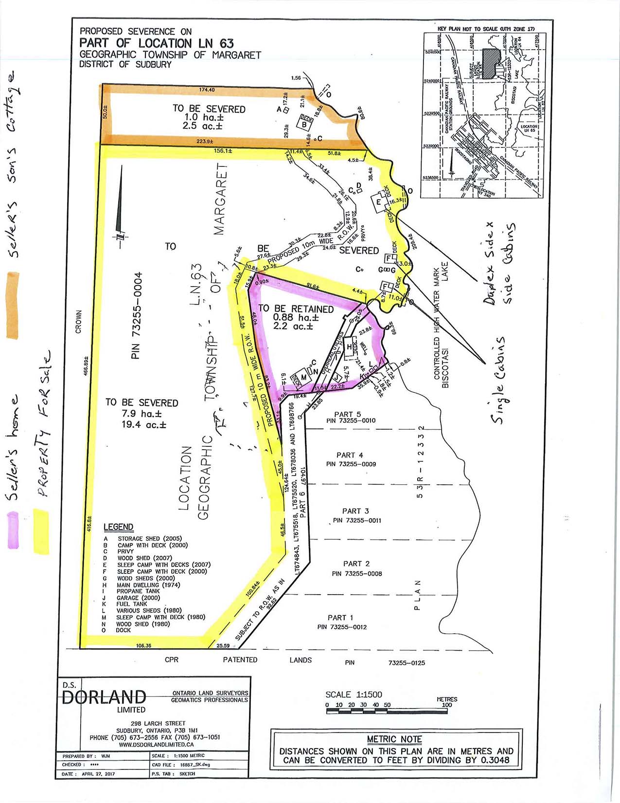 Image link to the Biscotasing Sportsman Lodge is For Sale Client Listing Sheet PDF